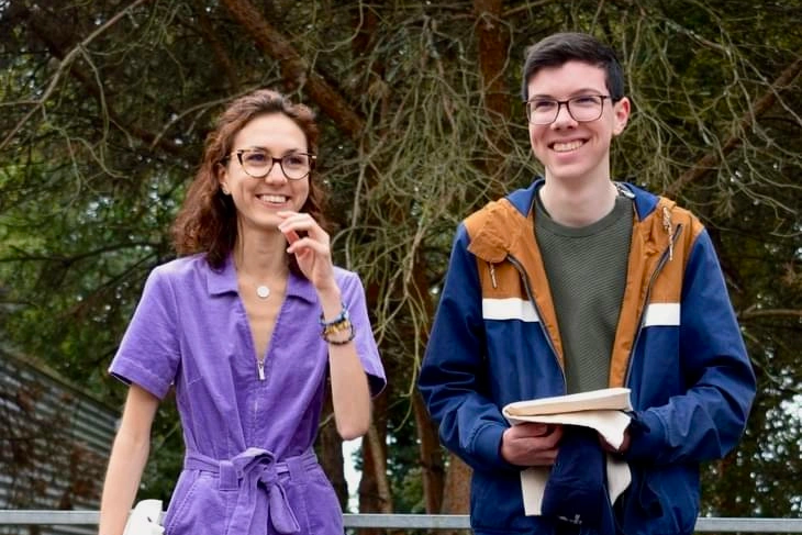 Maud Lenoir, le jour de la remise des diplômes de son bac